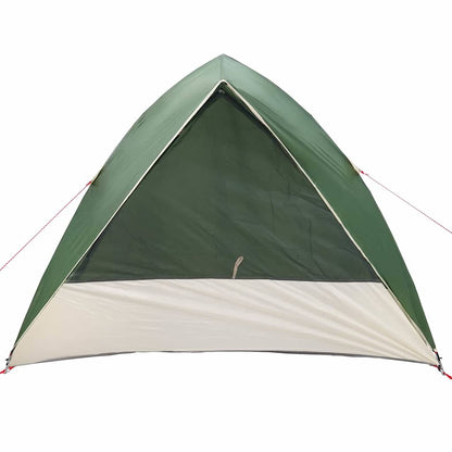 vidaXL Camping Tent with Roof Green 275 x 230 x 140 cm Taffeta
