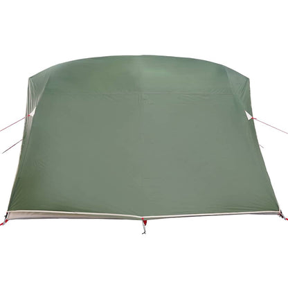 vidaXL Camping Tent with Roof Green 275 x 230 x 140 cm Taffeta