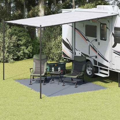 vidaXL Tent Carpet Folding Blue and Grey 300 x 250 cm Polyethylene