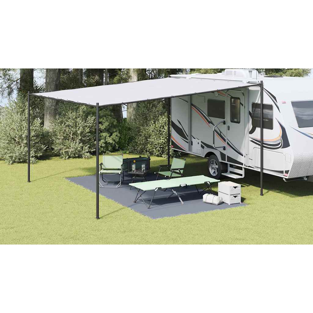 vidaXL Tent Carpet Folding Blue and Grey 500 x 250 cm Polyethylene