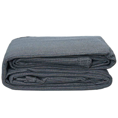 vidaXL Tent Carpet Folding Blue and Grey 600 x 250 cm Polyethylene