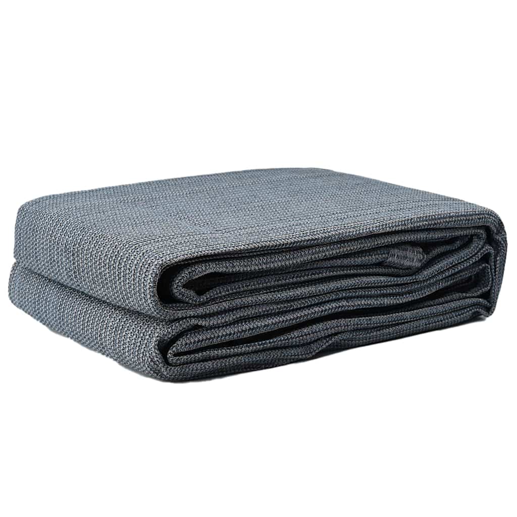 vidaXL Tent Carpet Folding Blue and Grey 500 x 300 cm Polyethylene