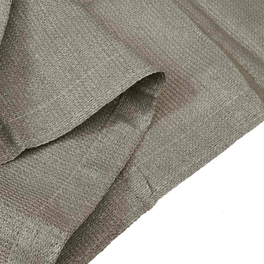 vidaXL Tent Carpet Folding Manual Light Grey 200 x 200 cm Polyethylene