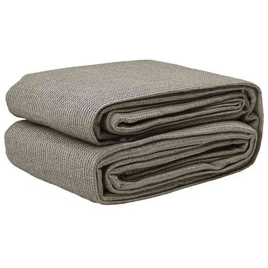 vidaXL Tent Carpet Folding Manual Light Grey 450 x 250 cm Polyethylene