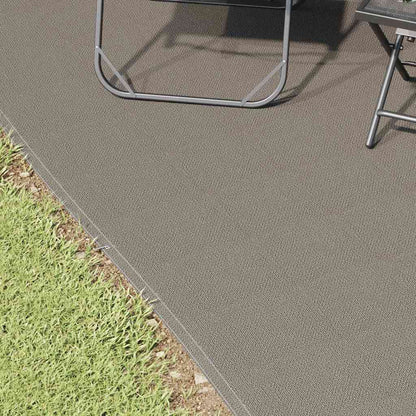 vidaXL Tent Carpet Folding Manual Light Grey 400 x 400 cm Polyethylene