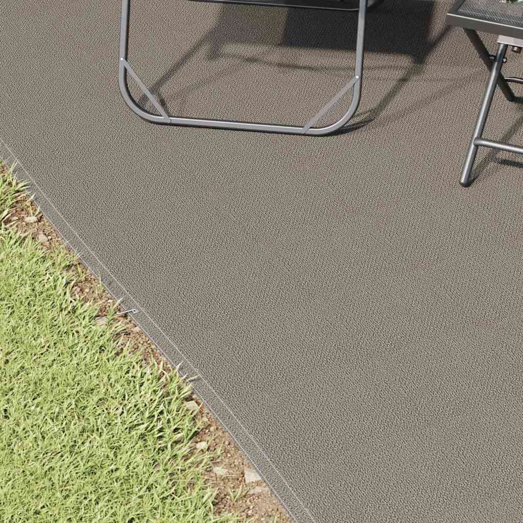 vidaXL Tent Carpet Folding Manual Light Grey 500 x 400 cm Polyethylene