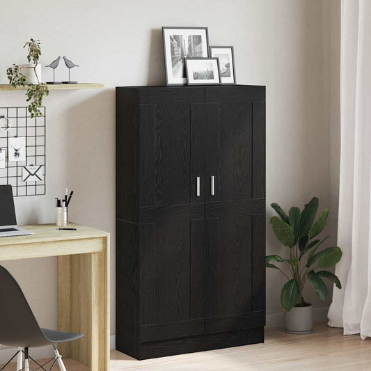 vidaXL Book Cabinet 3-Tier 82.5 x 30.5 x 150 cm Engineered Wood