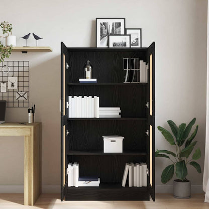 vidaXL Book Cabinet 3-Tier 82.5 x 30.5 x 150 cm Engineered Wood