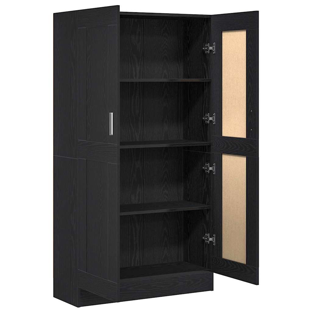 vidaXL Book Cabinet 3-Tier 82.5 x 30.5 x 150 cm Engineered Wood