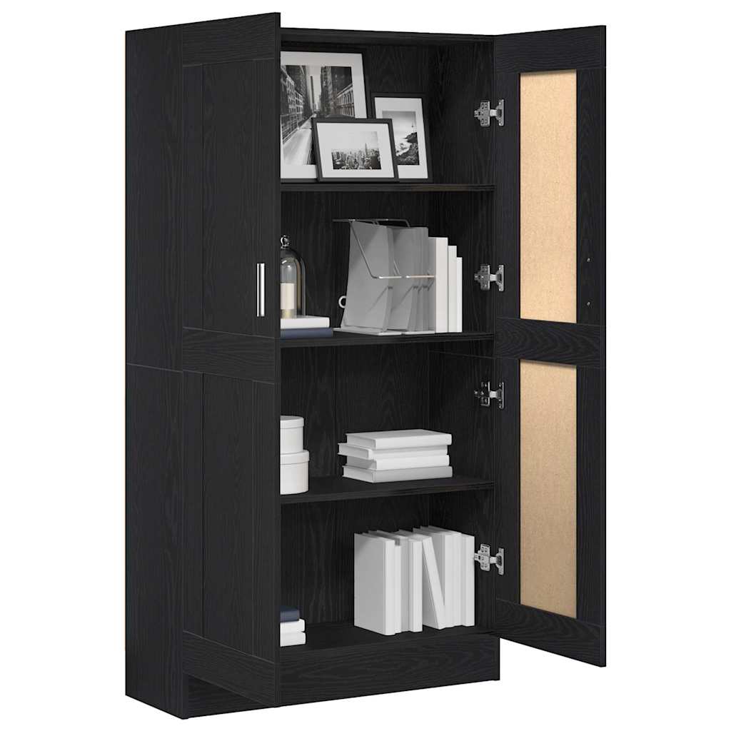 vidaXL Book Cabinet 3-Tier 82.5 x 30.5 x 150 cm Engineered Wood