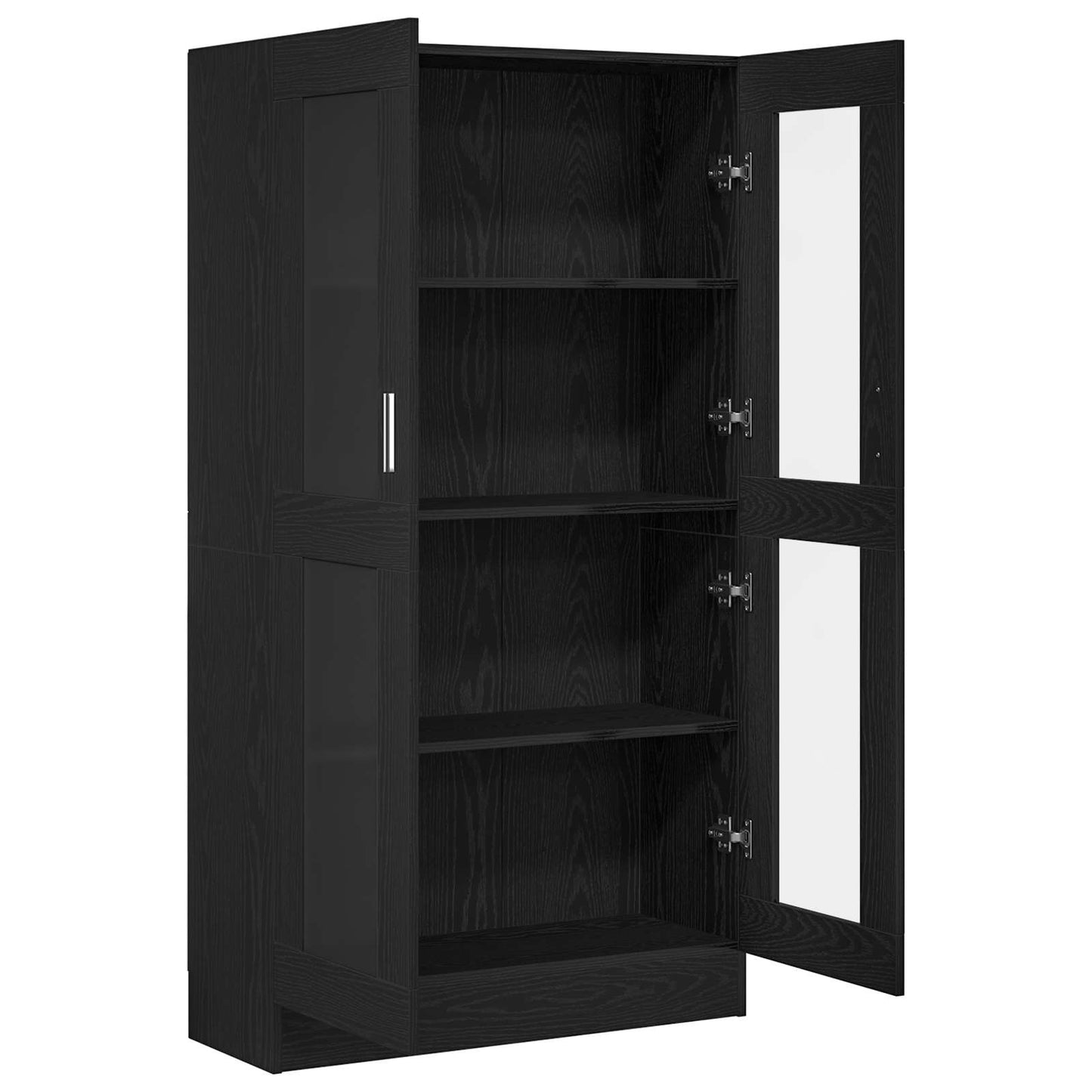 vidaXL Book Cabinet 4-Tier 82.5 x 30.5 x 150 cm Engineered Wood