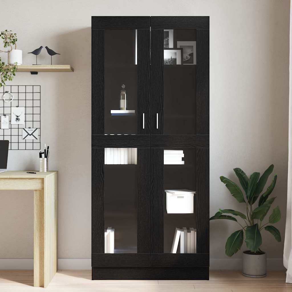 vidaXL Book Cabinet 4-Tier 82.5 x 30.5 x 185 cm Engineered Wood