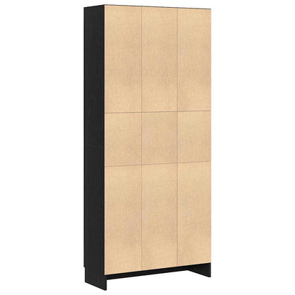 vidaXL Book Cabinet 4-Tier 82.5 x 30.5 x 185 cm Engineered Wood