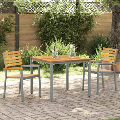 vidaXL Garden Chair 2 pcs Brown 56 x 57 x 87 cm Solid Acacia Wood