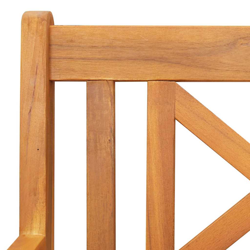 vidaXL Garden Glider Bench Natural 110 x 59 x 97 cm Solid Acacia Wood