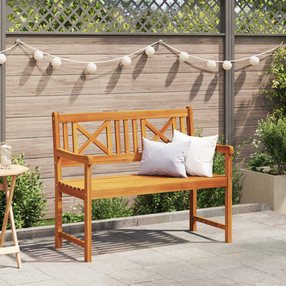 vidaXL Outdoor Bench Natural 110 x 56 x 90 cm Solid Acacia Wood