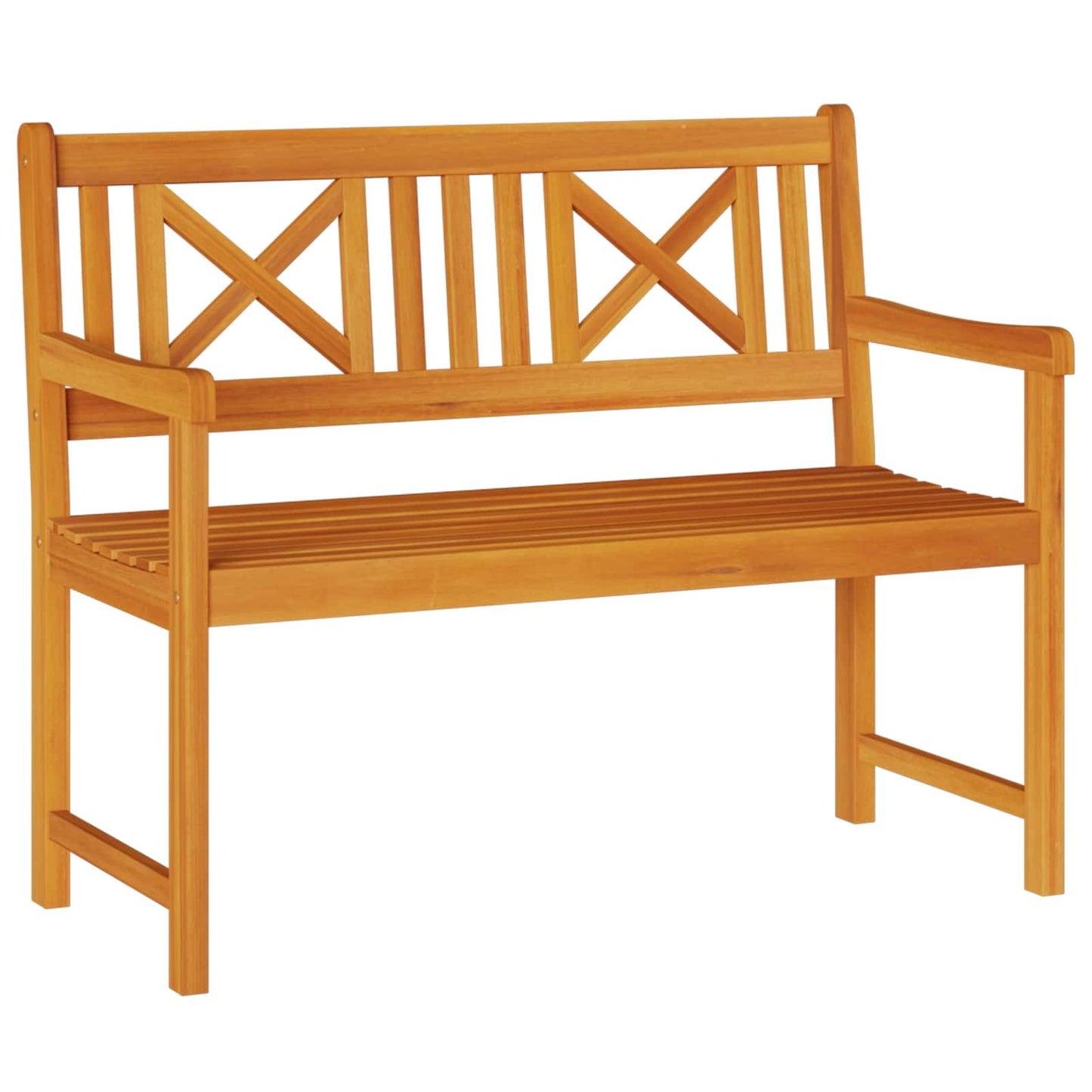 vidaXL Outdoor Bench Natural 110 x 56 x 90 cm Solid Acacia Wood