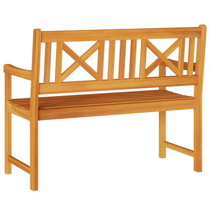 vidaXL Outdoor Bench Natural 110 x 56 x 90 cm Solid Acacia Wood