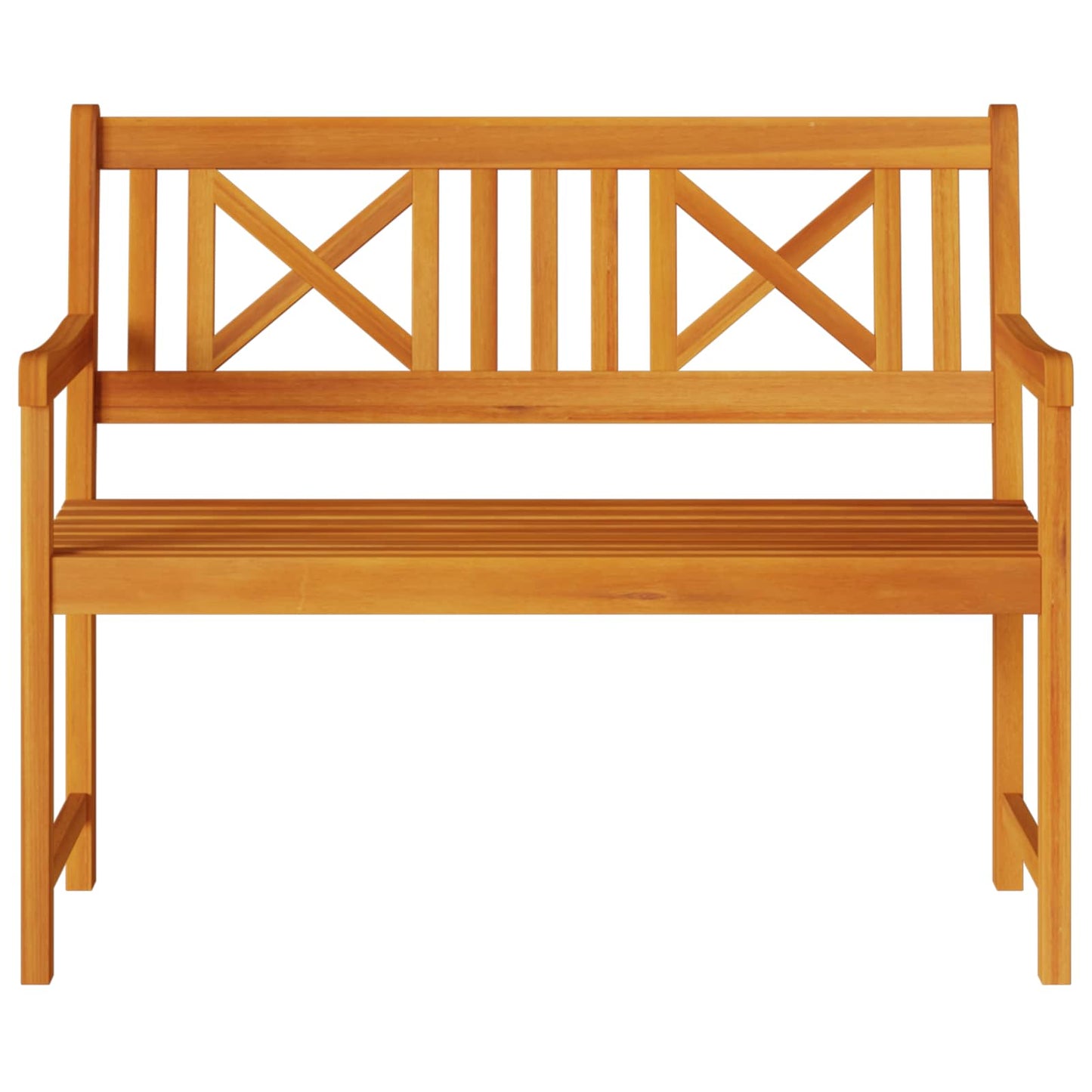 vidaXL Outdoor Bench Natural 110 x 56 x 90 cm Solid Acacia Wood