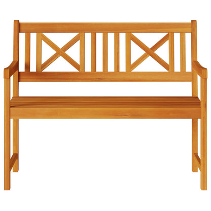 vidaXL Outdoor Bench Natural 110 x 56 x 90 cm Solid Acacia Wood
