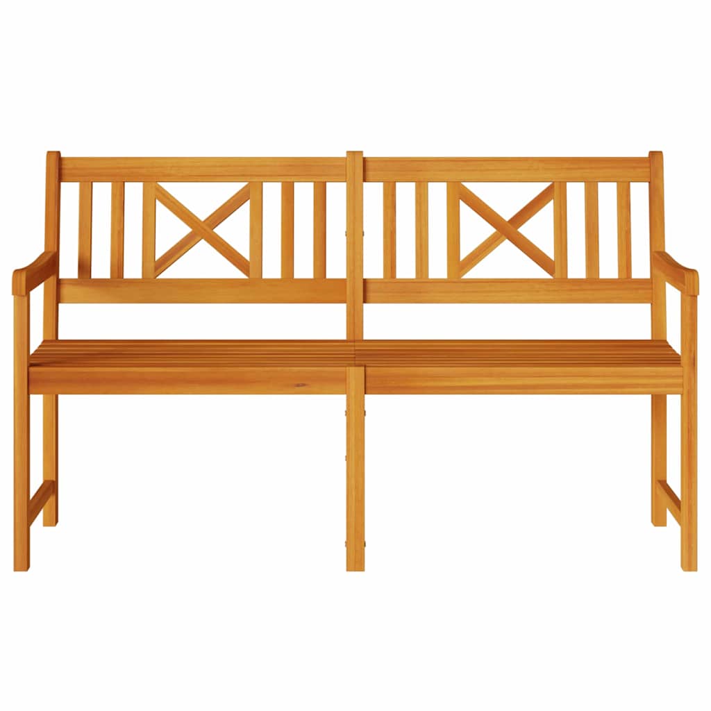 vidaXL Outdoor Bench Natural 150 x 56 x 90 cm Solid Acacia Wood