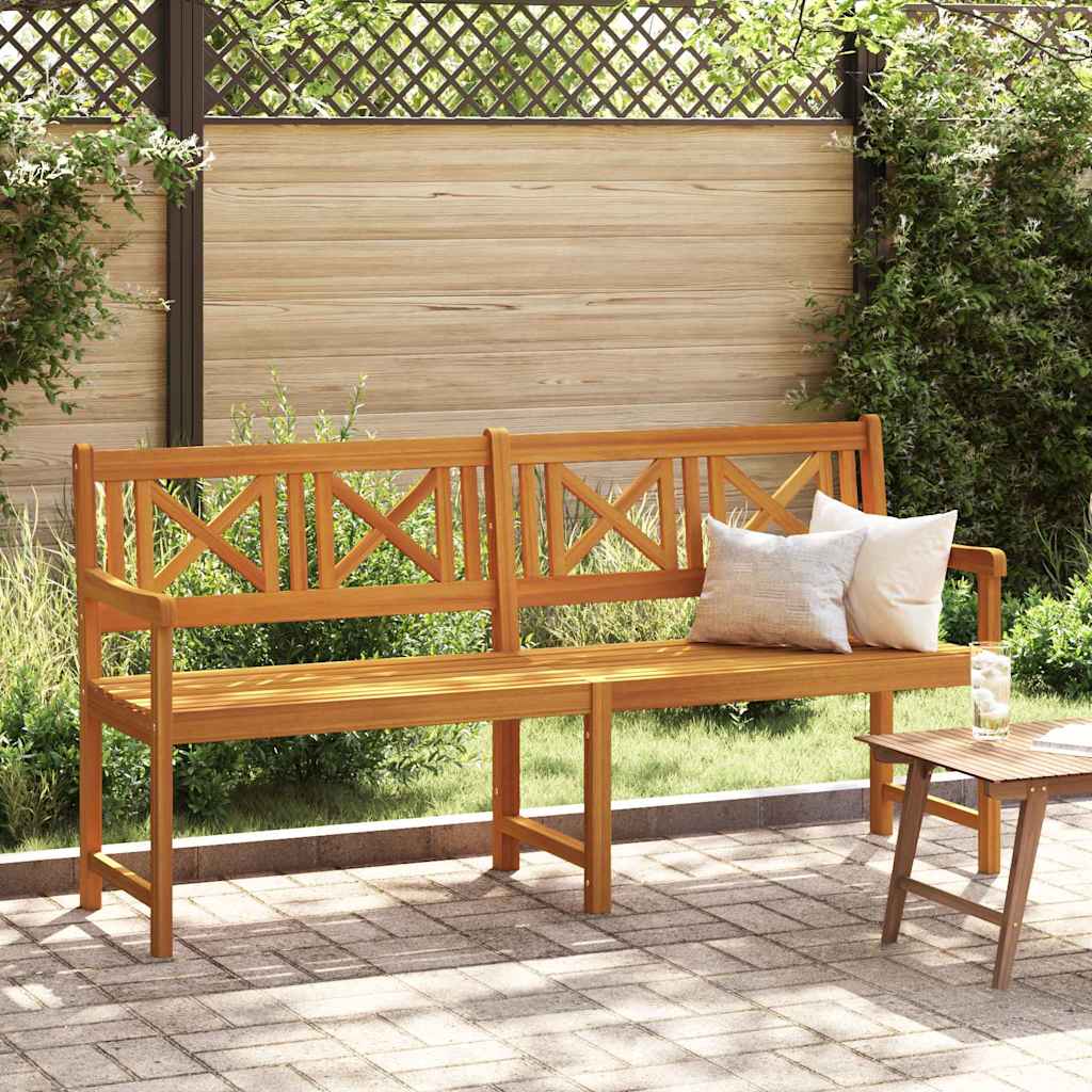 vidaXL Outdoor Bench Natural 180 x 56 x 90 cm Solid Acacia Wood