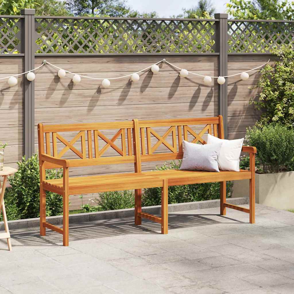 vidaXL Outdoor Bench Natural 180 x 56 x 90 cm Solid Acacia Wood