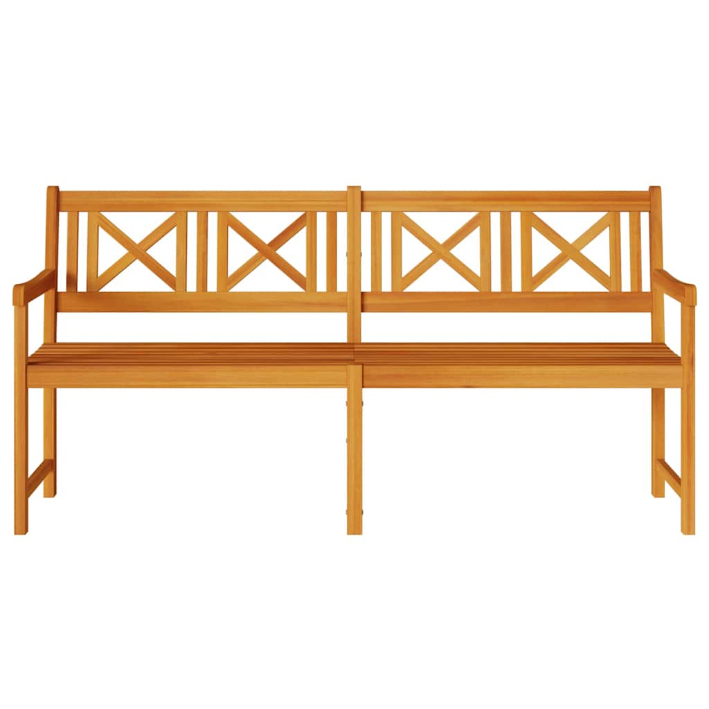vidaXL Outdoor Bench Natural 180 x 56 x 90 cm Solid Acacia Wood