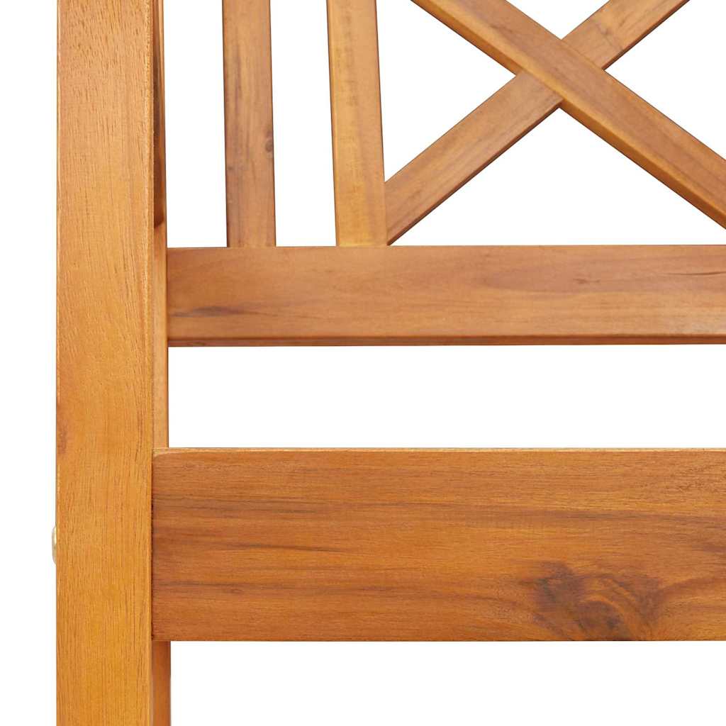 vidaXL Outdoor Bench Natural 220 x 56 x 90 cm Solid Acacia Wood
