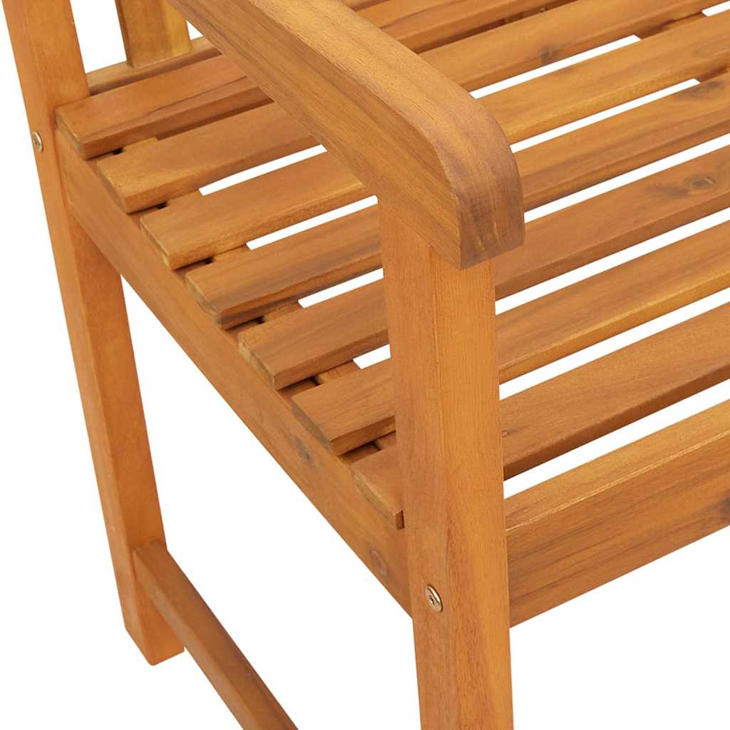 vidaXL Outdoor Bench Natural 220 x 56 x 90 cm Solid Acacia Wood