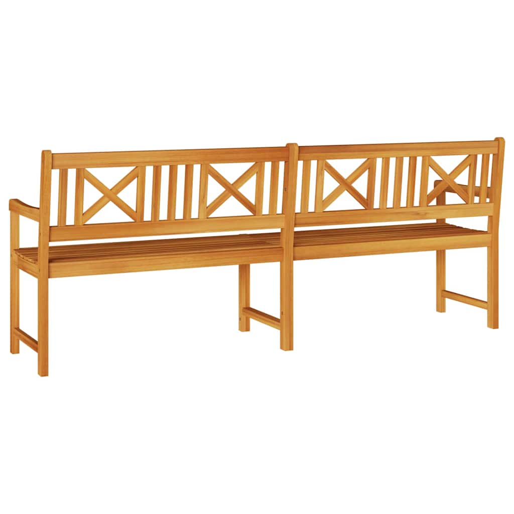 vidaXL Outdoor Bench Natural 220 x 56 x 90 cm Solid Acacia Wood