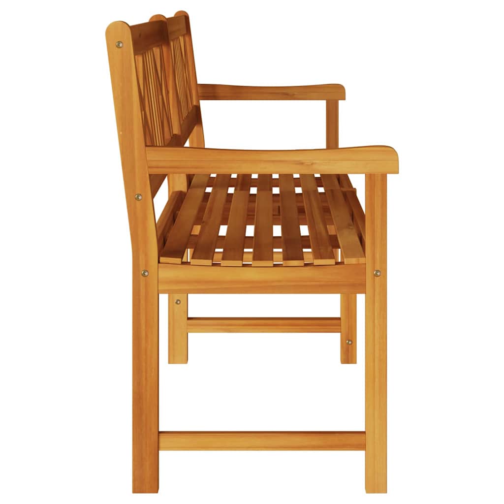 vidaXL Outdoor Bench Natural 220 x 56 x 90 cm Solid Acacia Wood