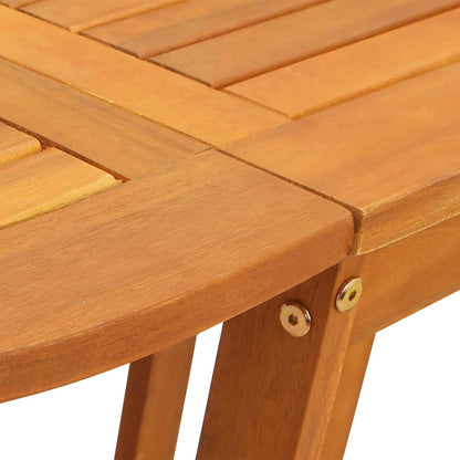 vidaXL Garden Table Folding Brown 110 x 60 x 72 cm Solid Acacia Wood