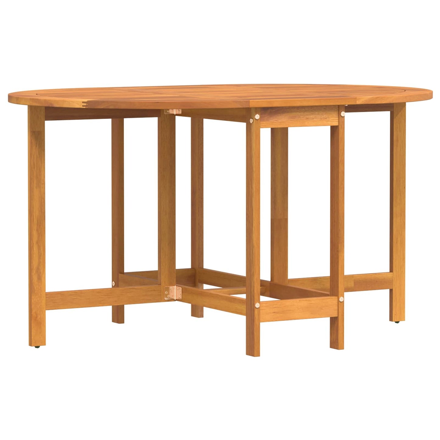 vidaXL Garden Table Folding Brown 110 x 60 x 72 cm Solid Acacia Wood
