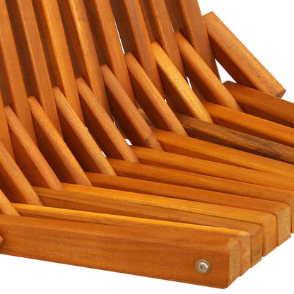 vidaXL Chair 2 pcs Brown 69 x 56 x 84 cm Solid Acacia Wood