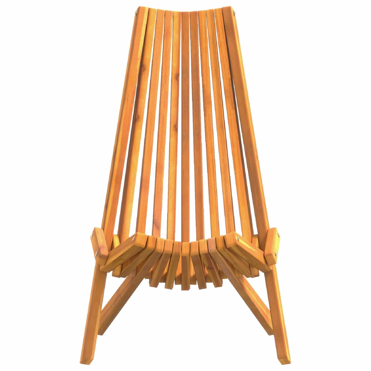 vidaXL Chair 2 pcs Brown 69 x 56 x 84 cm Solid Acacia Wood