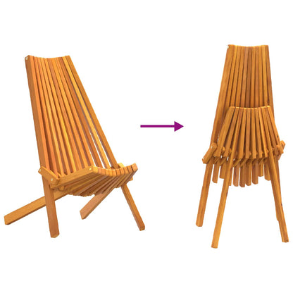 vidaXL Chair 2 pcs Brown 69 x 56 x 84 cm Solid Acacia Wood