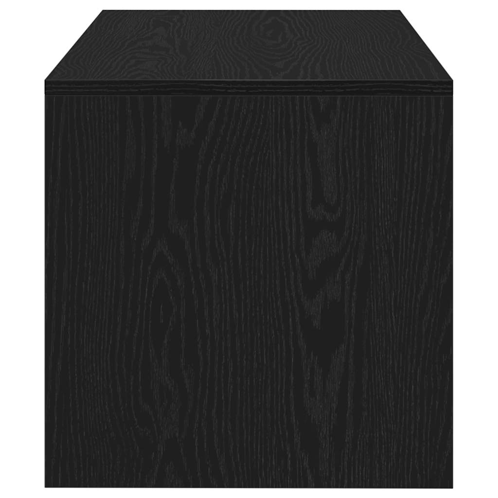 vidaXL TV Cabinet Black Oak 60x40x40 cm Engineered Wood