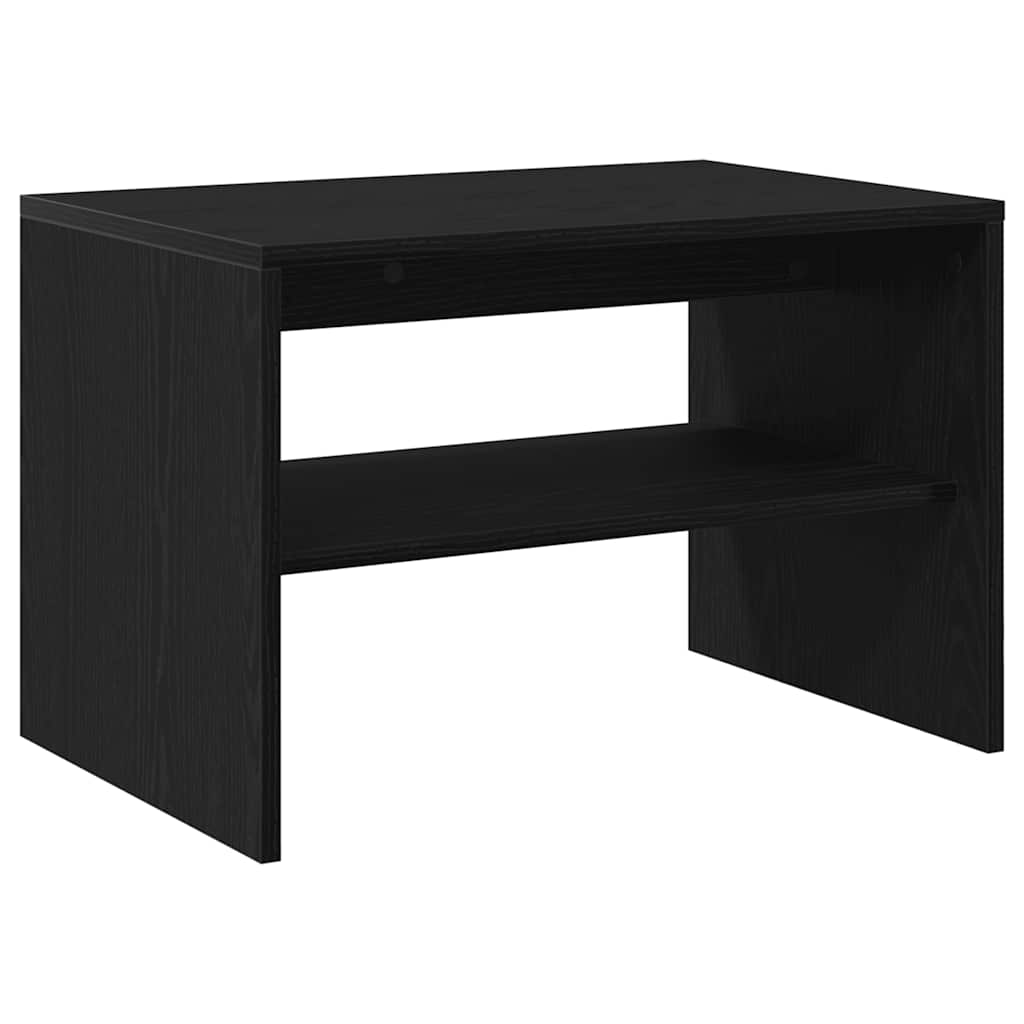 vidaXL TV Cabinet Black Oak 60x40x40 cm Engineered Wood