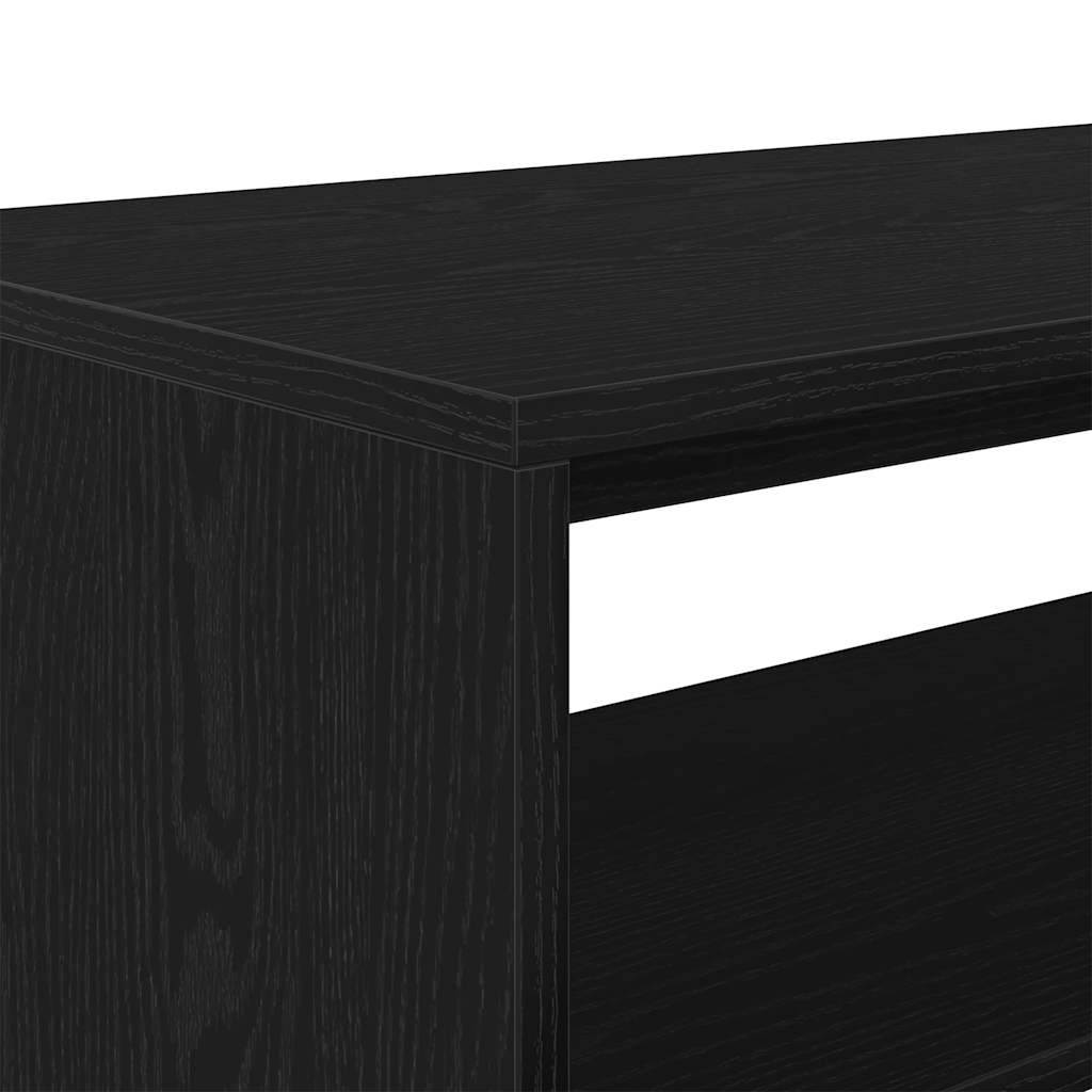 vidaXL TV Cabinet Black Oak 60x40x40 cm Engineered Wood