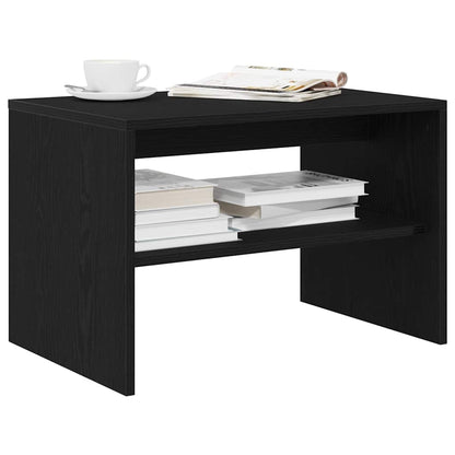vidaXL TV Cabinet Black Oak 60x40x40 cm Engineered Wood
