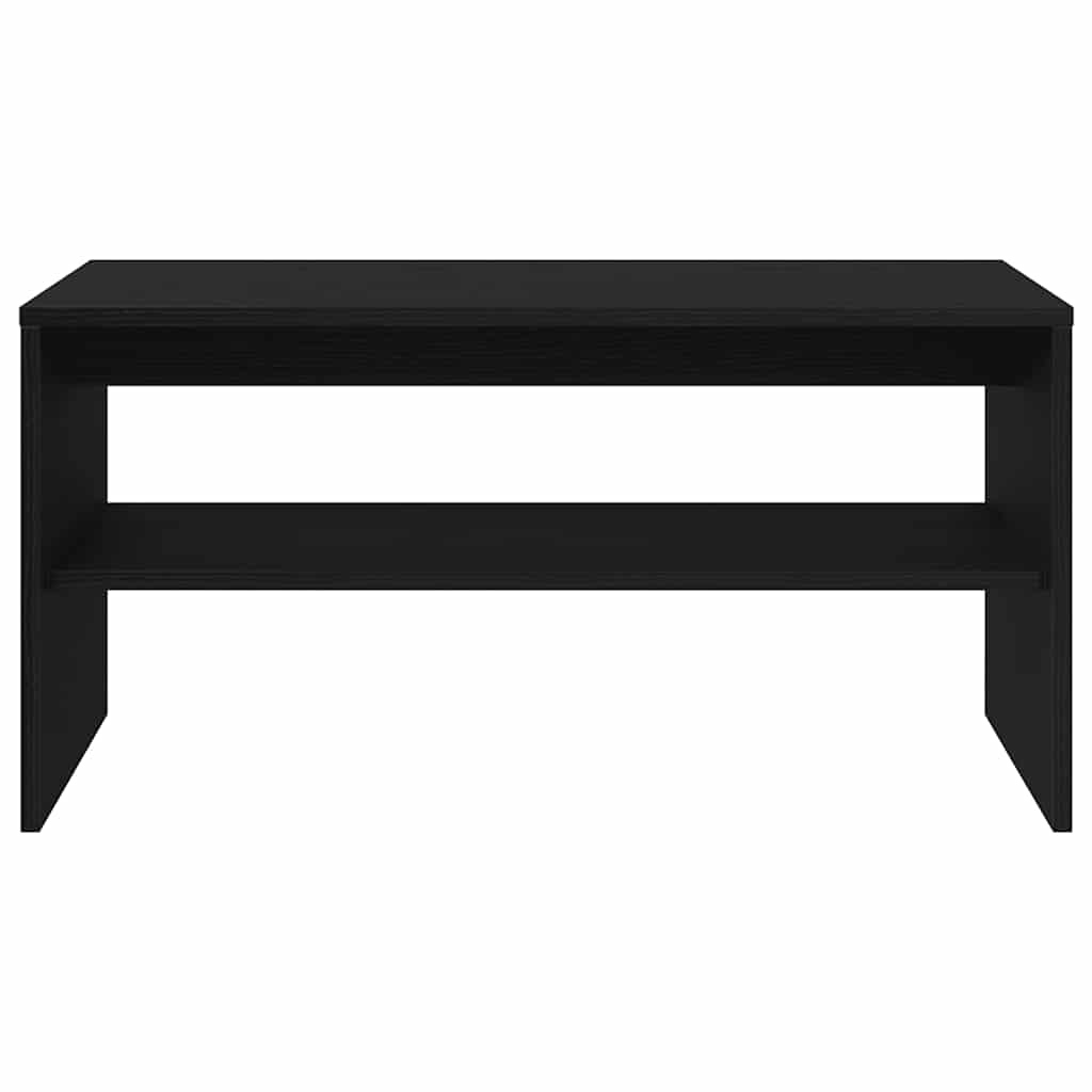 vidaXL TV Cabinet Black Oak 80x40x40 cm Engineered Wood