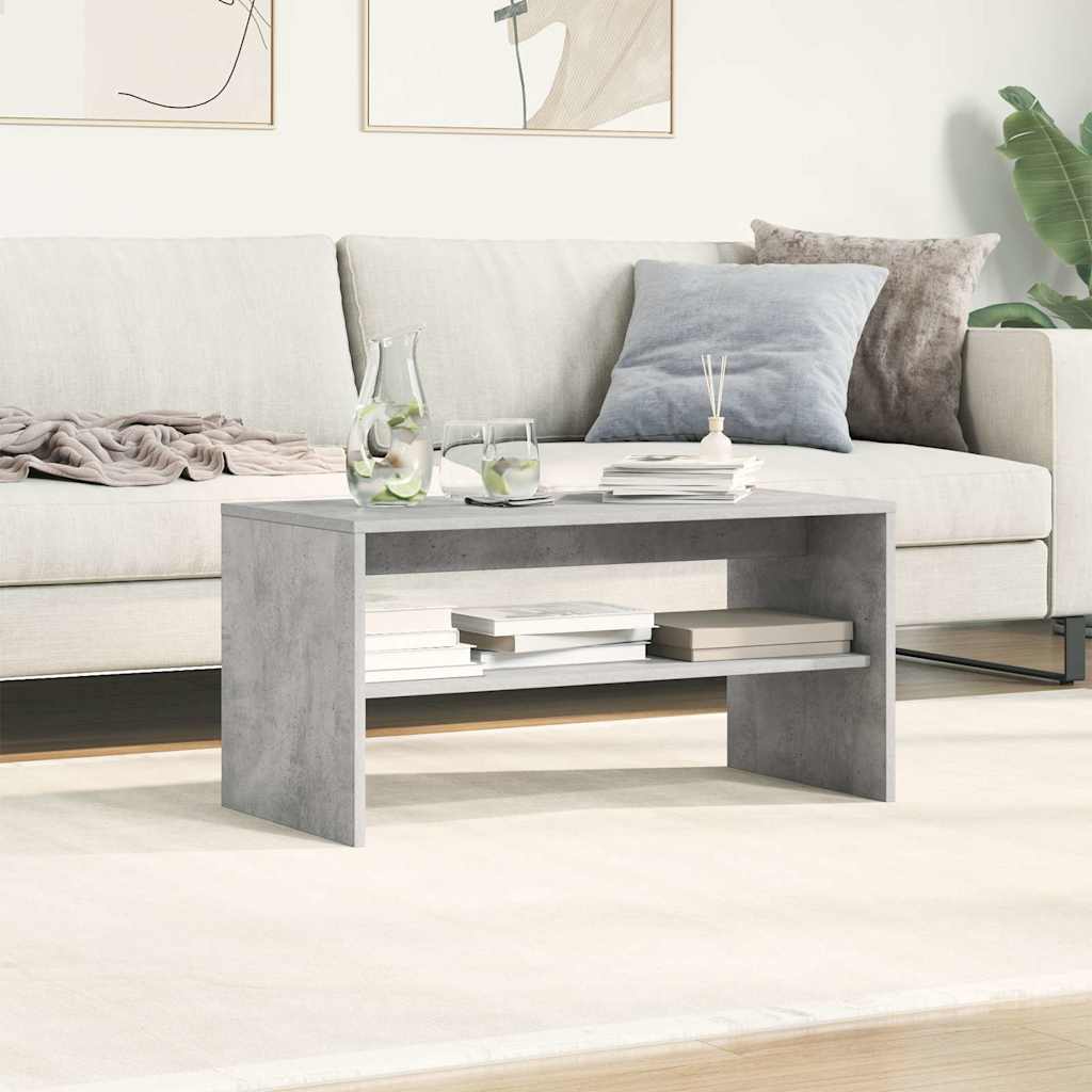 vidaXL TV Cabinet Concrete Grey 80x40x40 cm Engineered Wood