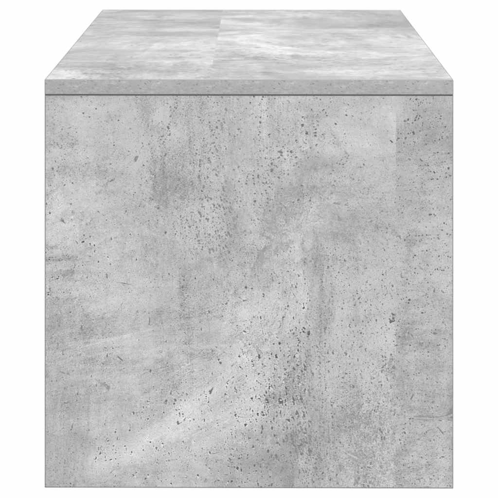 vidaXL TV Cabinet Concrete Grey 80x40x40 cm Engineered Wood