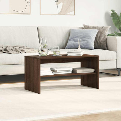 vidaXL TV Cabinet Brown Oak 80x40x40 cm Engineered Wood