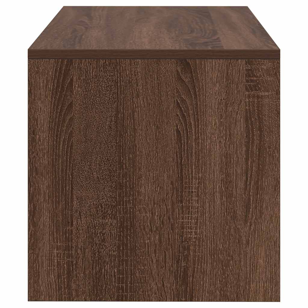 vidaXL TV Cabinet Brown Oak 80x40x40 cm Engineered Wood