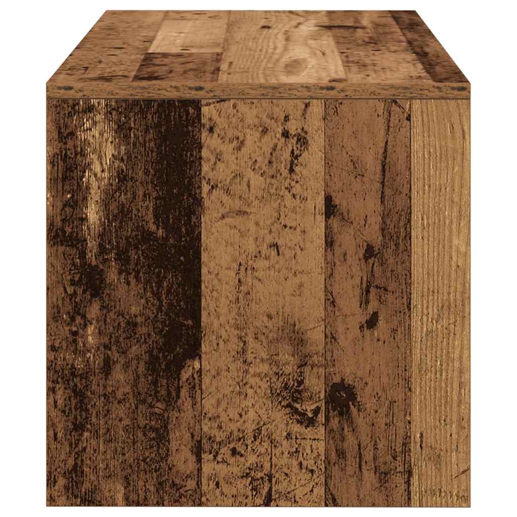 vidaXL TV Cabinet Old Wood 80x40x40 cm Engineered Wood