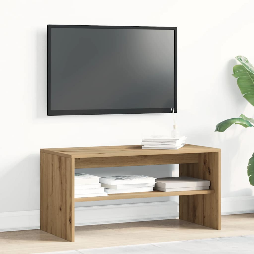 vidaXL TV Cabinet Artisan Oak 80x40x40 cm Engineered Wood