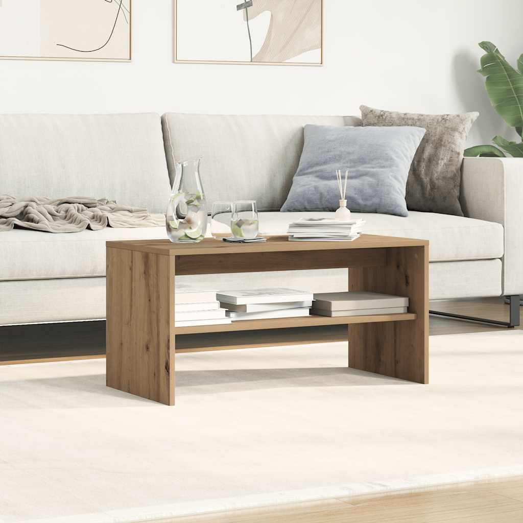 vidaXL TV Cabinet Artisan Oak 80x40x40 cm Engineered Wood