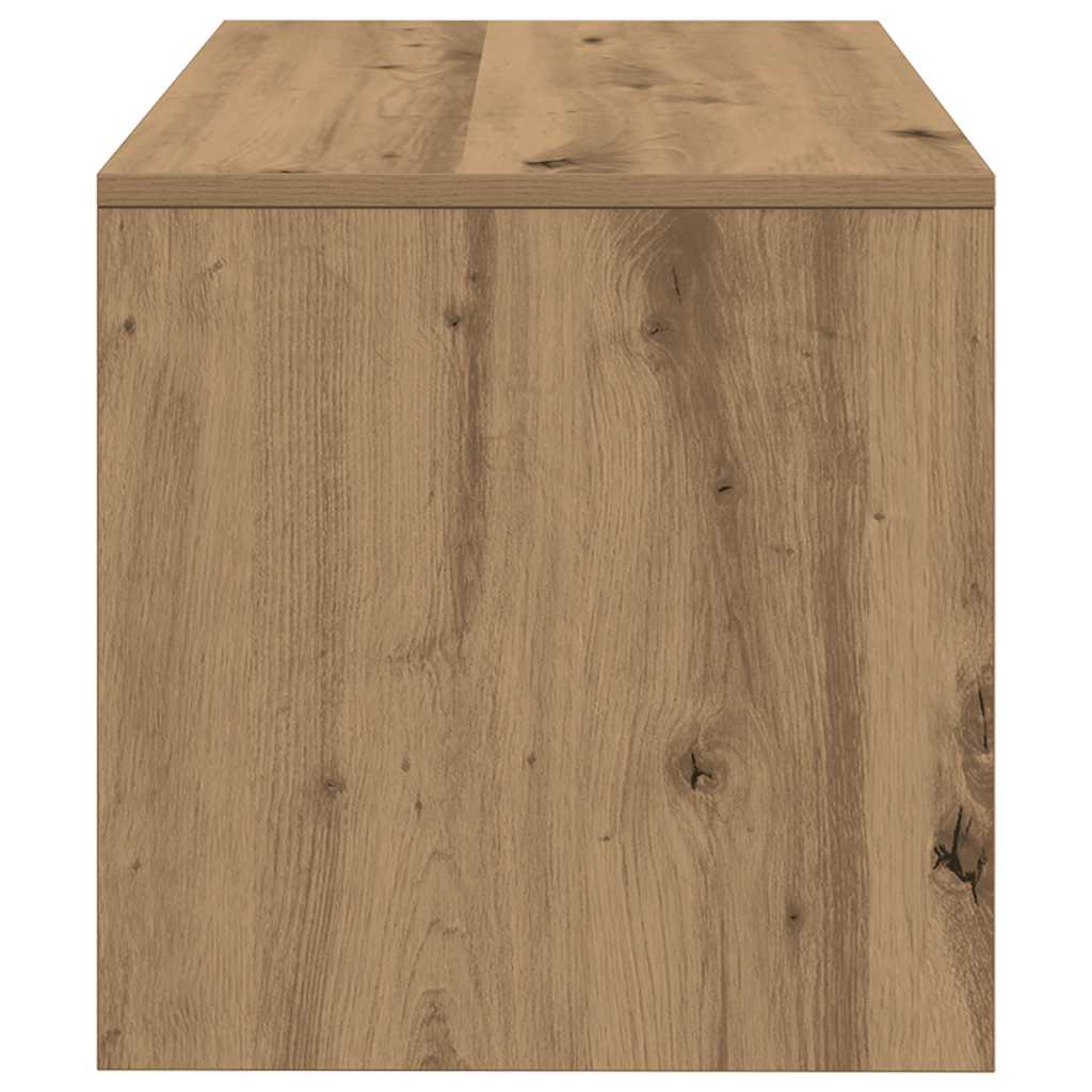 vidaXL TV Cabinet Artisan Oak 80x40x40 cm Engineered Wood